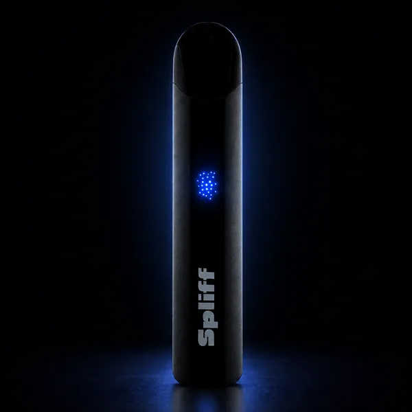 LED Smart Halo acceso in blu
