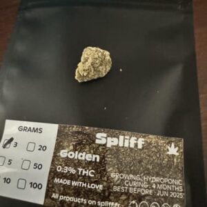 Recensione cliente Golden Hash con foto - Spliff