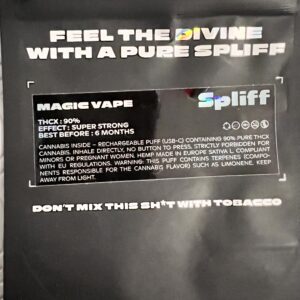 Recensione cliente Magic Vape con foto - Spliff