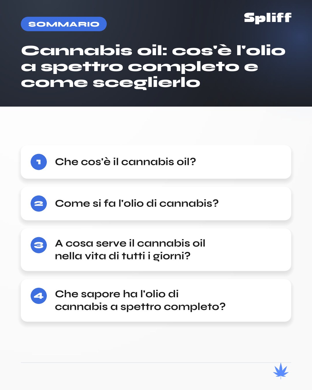 Cannabis oil: sommario — Che cos'è il cannabis oil?