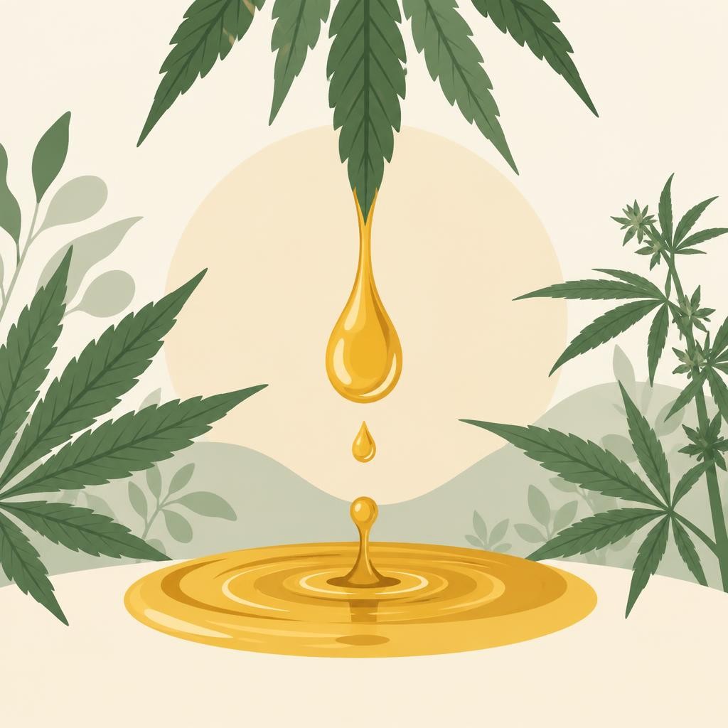 Disegno in piano con motivi vegetali â Cannabisöl shop