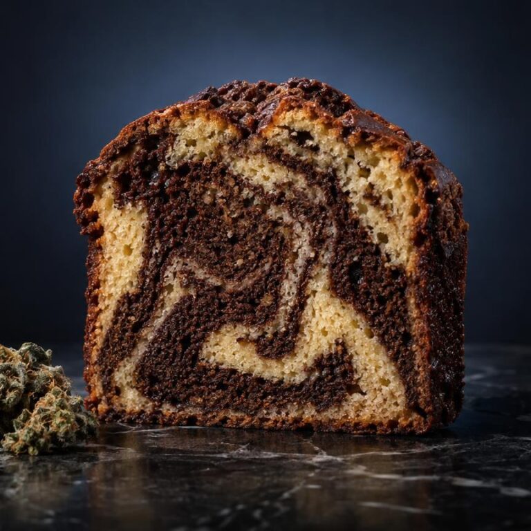 Primo piano in luce naturale sul tema Space cake