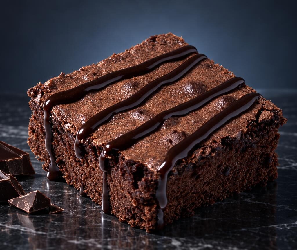 Edible Magic Brownie – Space Cake THC in una composizione di studio