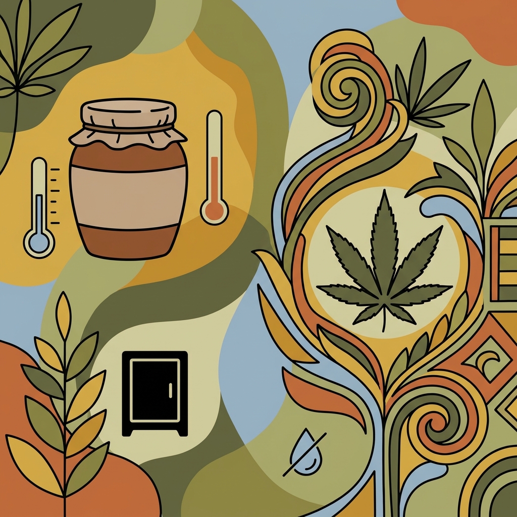 Illustrazione: Come conservare la cannabis light · Come si conserva la cannabis light?