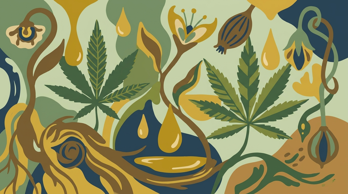 Illustrazione: Cannabis oil