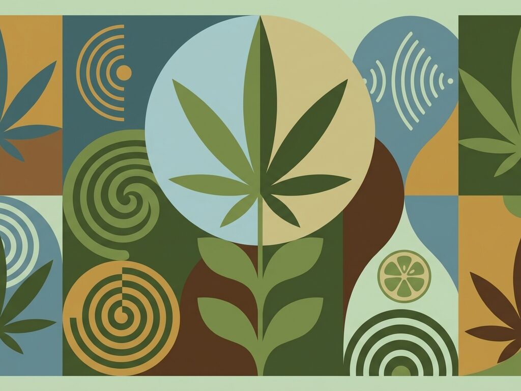 Illustrazione: Cannabis oil per udito