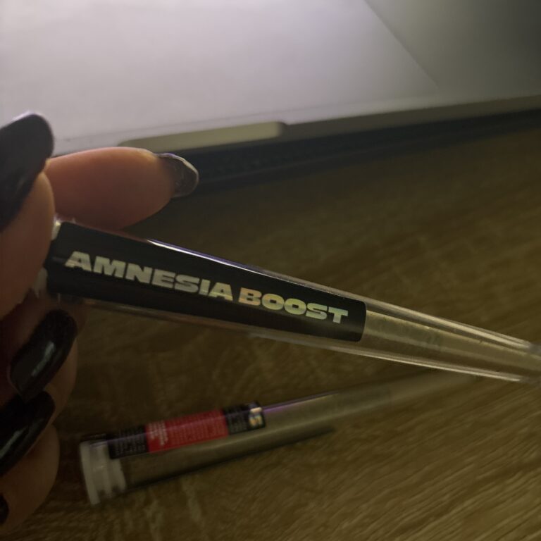 Click to view full screen Recensione cliente Spinelli THCX pre-rollati - Amnesia Boost con foto - Spliff