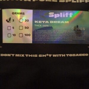 Recensione cliente Keta Dream con foto - Spliff