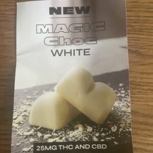 Recensione cliente Magic Choc White - Cioccolato al THC con foto - Spliff