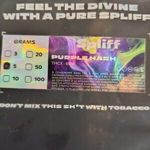 Recensione cliente Purple Hash con foto - Spliff